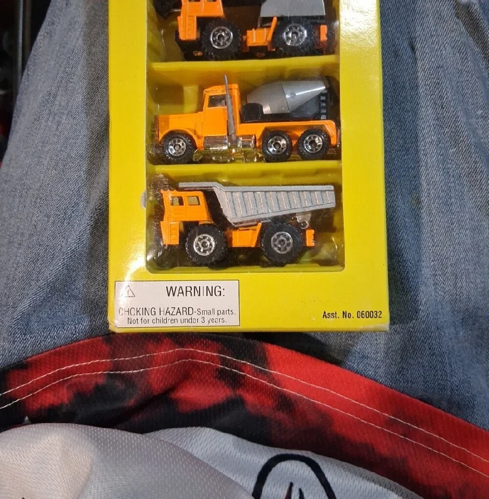 MatchBox Orange Construction Vehicle 5-Pack